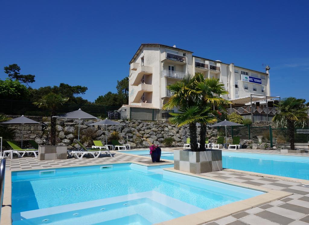 Hotel Mer Et Foret แซ็ง-โทรจง-เลส์-แบ็งส์ ภายนอก รูปภาพ
